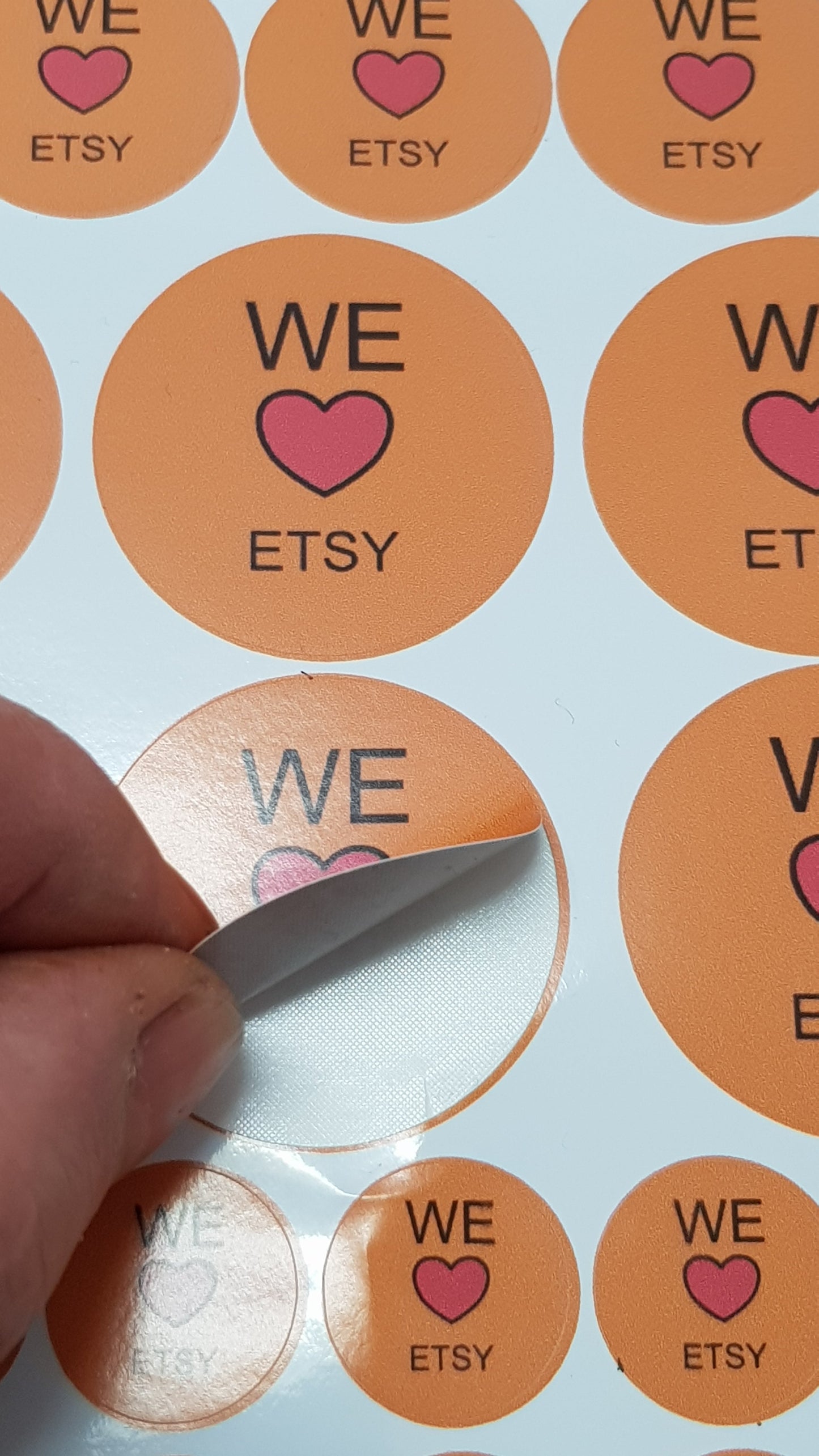 Custom Cut shape labels