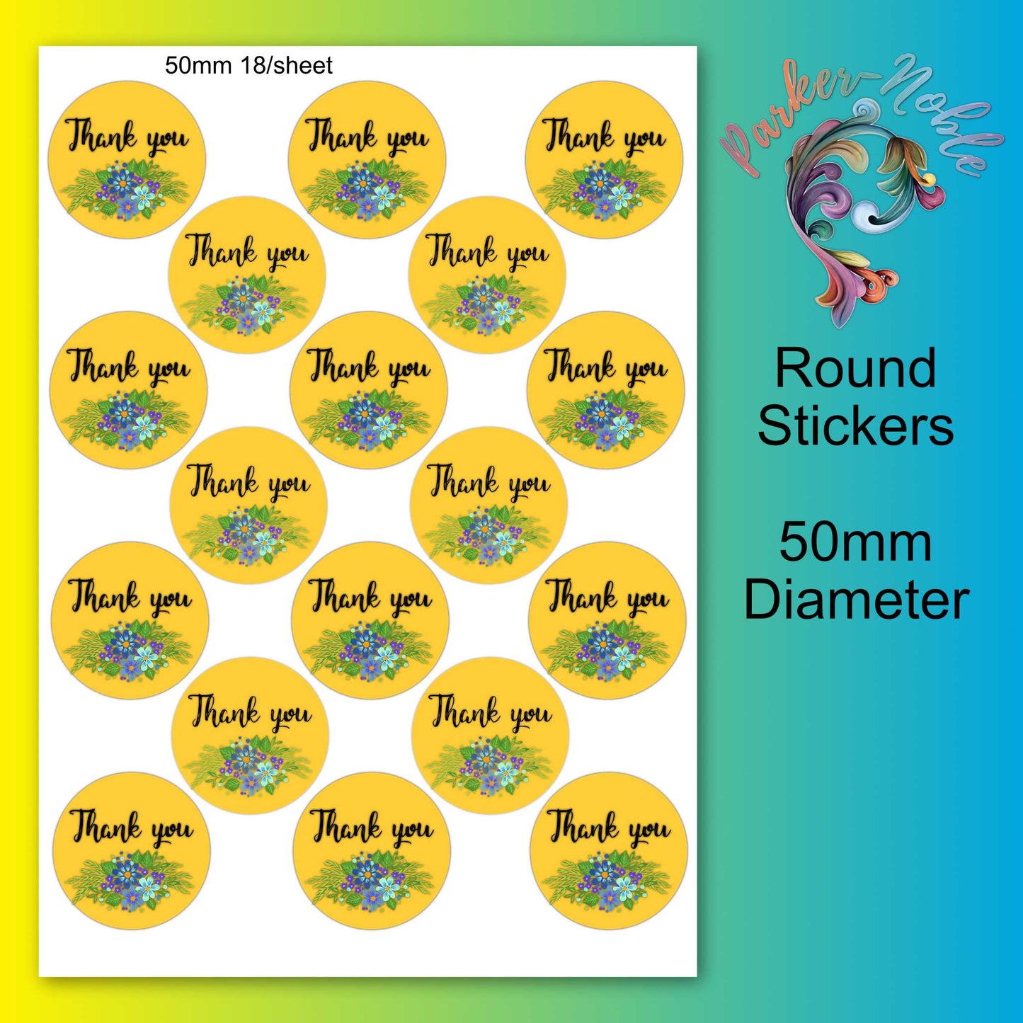 Custom Round Labels