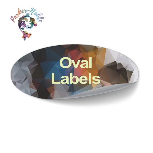 Custom Oval Labels