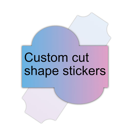 Custom Cut shape labels