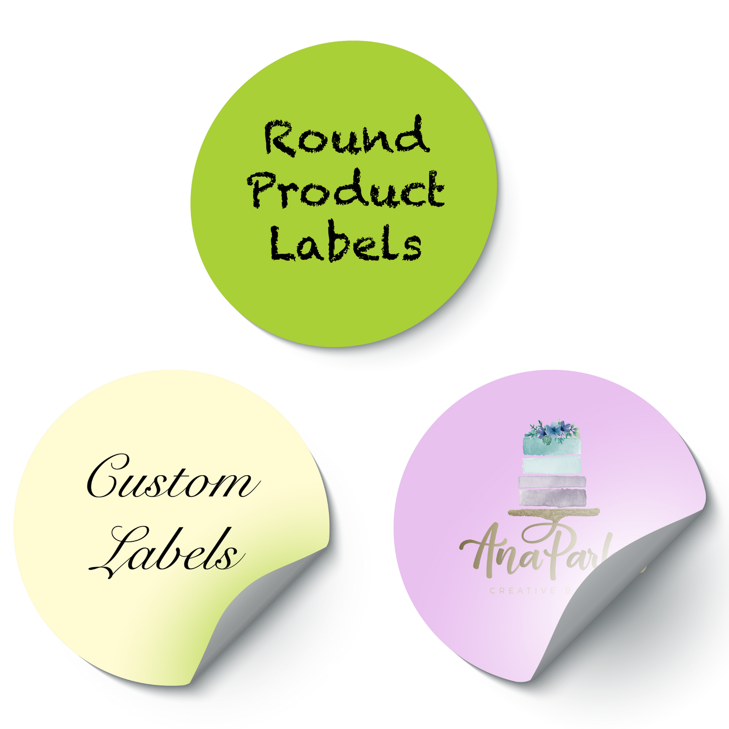 Custom Round Labels