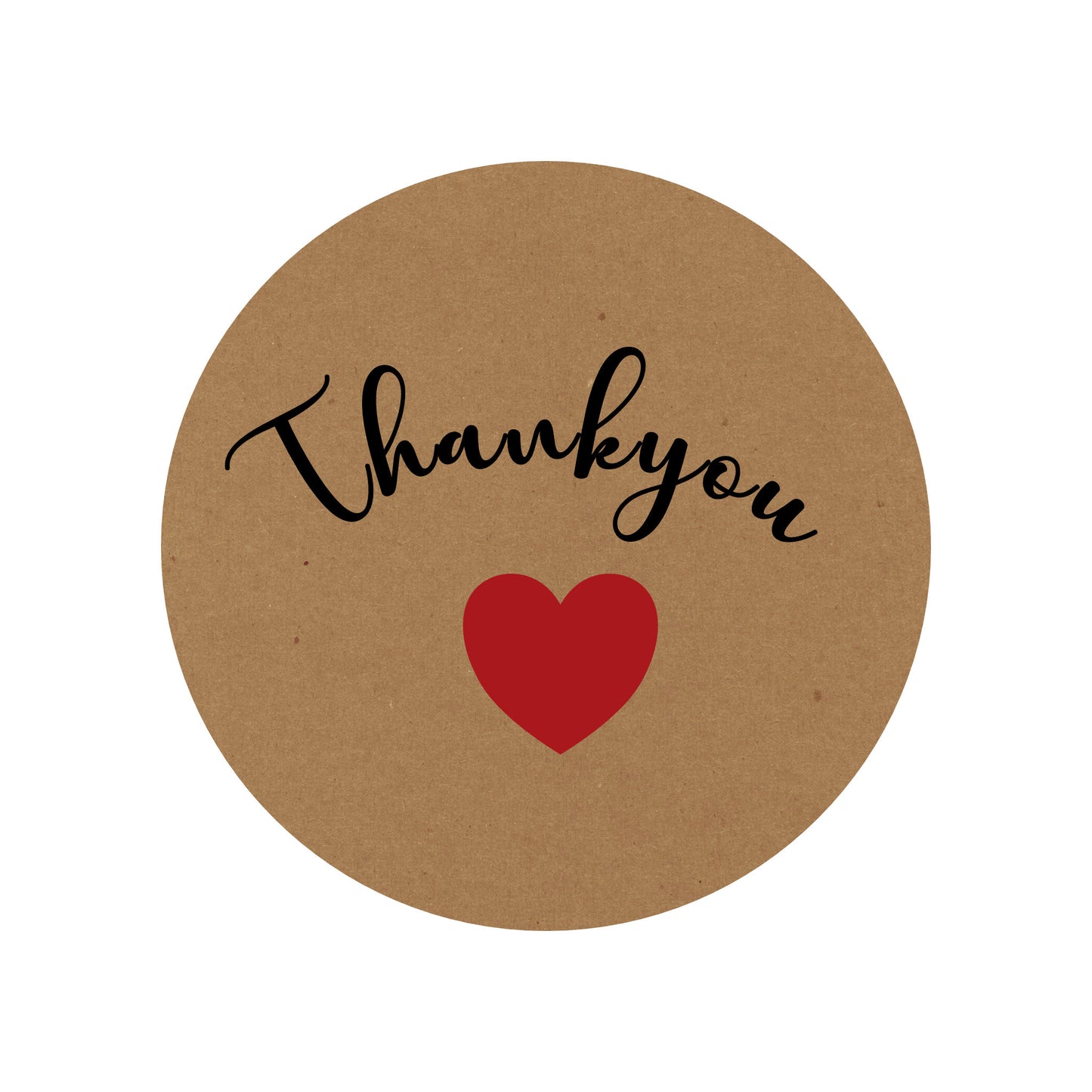 Kraft Thank you stickers